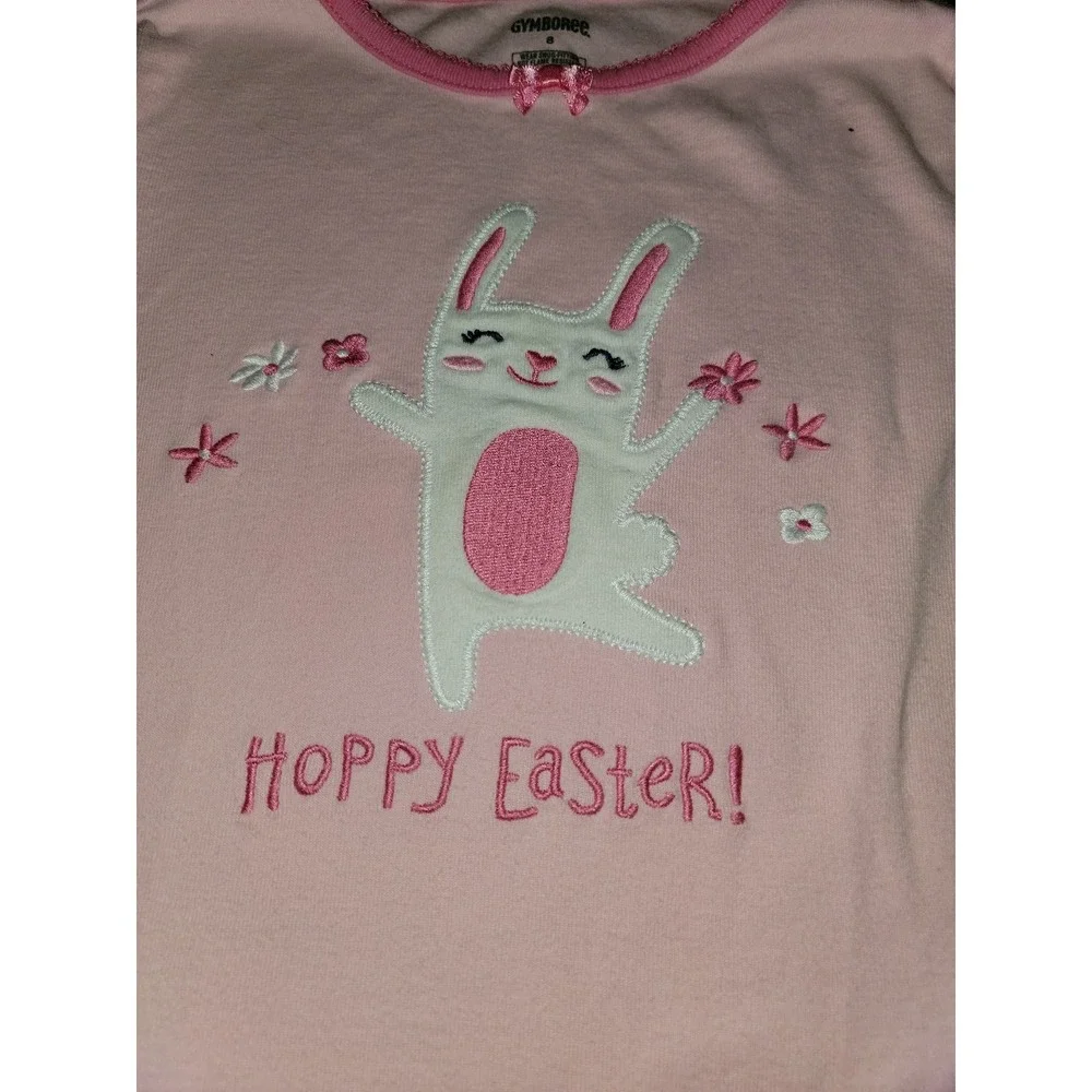 Gymboree hoppy Easter‎ bunny pajamas gymmies size 8